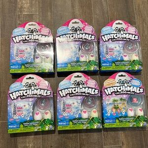 6 Hatchimals CollEGGtibles Polar Paradise and Breezy Beach Exclusive Characters